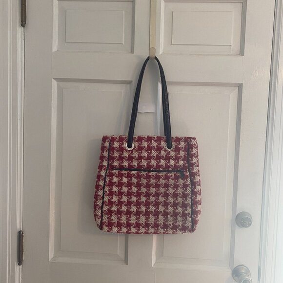 VERA BRADLEY Houndstooth design purse/tote - Picture 9 of 14